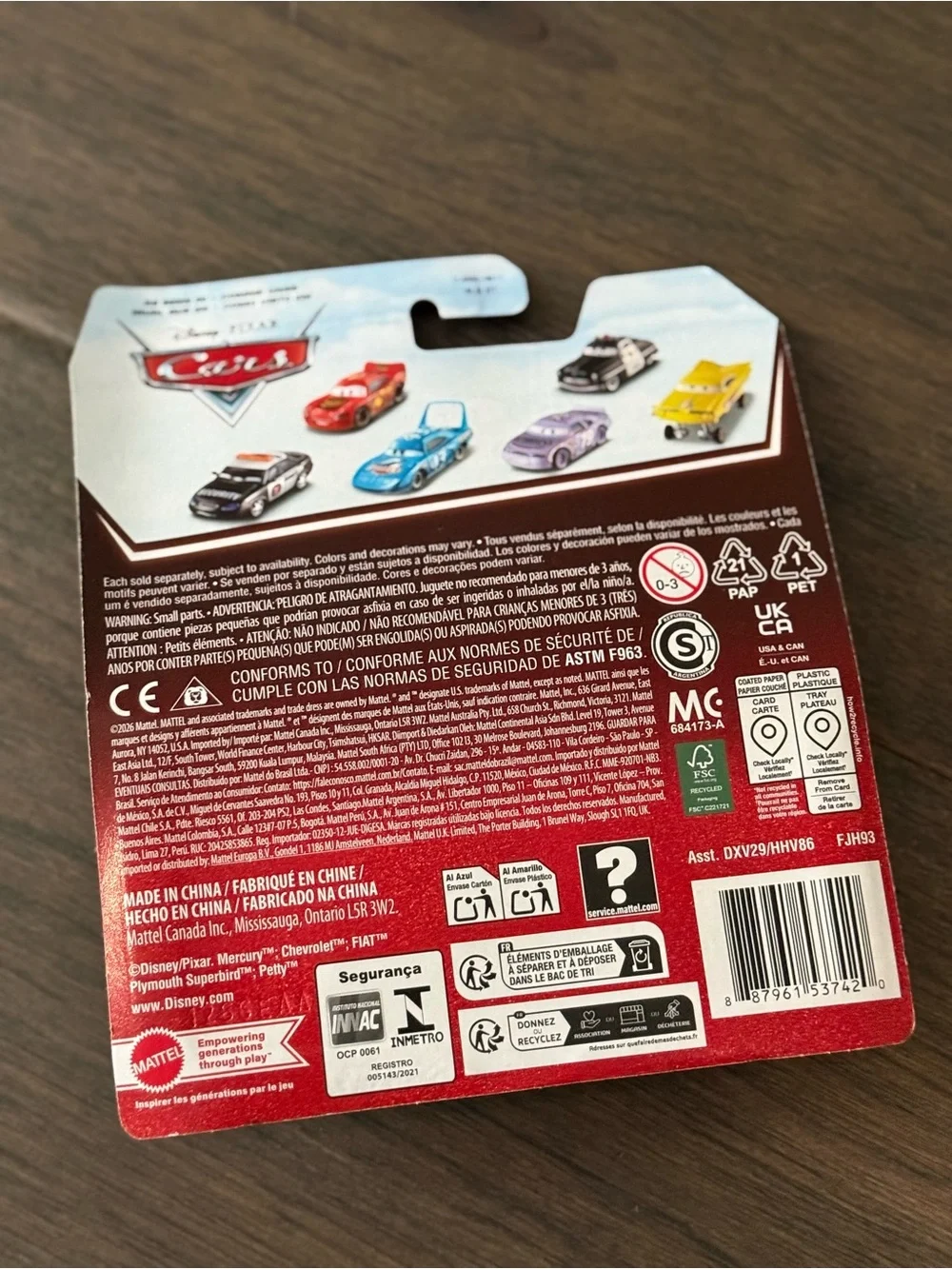 Disney Pixar Cars Luigi & Guido 20th Anniversary die cast